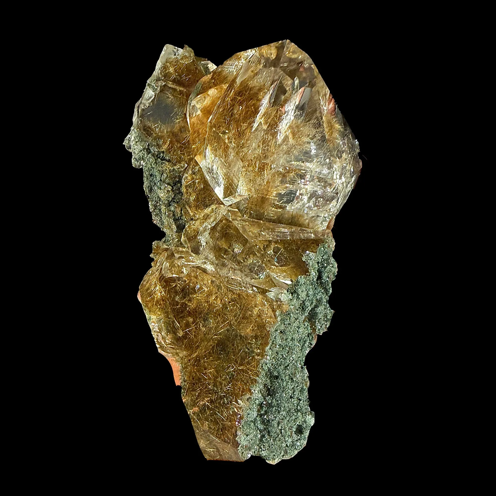 Rare Quartz with Rutile from Himalaya – Fine Mineral Specimen | Natural Rutile Quartz Crystal Cluster | Collector Grade Display Piece | Global Collector Mineral - image 2