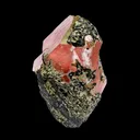 Rare Raspberry Calcite on Matrix – Freestanding Specimen | Collector Display Specimen from Madhyapradesh,India - image 4