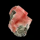 Rare Raspberry Calcite on Matrix – Freestanding Specimen | Collector Display Specimen from Madhyapradesh,India - image 2