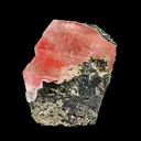 Rare Raspberry Calcite on Matrix – Freestanding Specimen | Collector Display Specimen from Madhyapradesh,India - image 1
