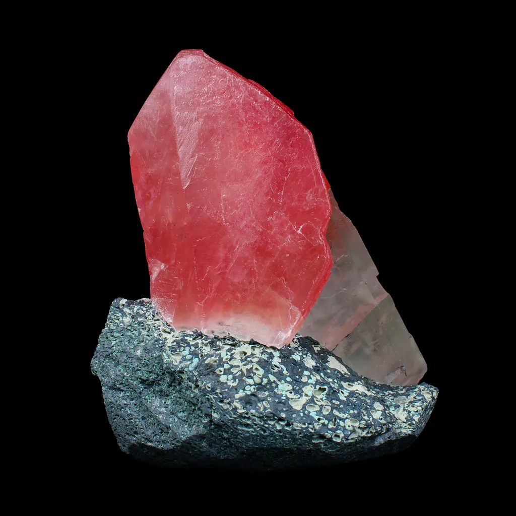 Rare Raspberry Calcite on Matrix – Freestanding Specimen | Collector Display Specimen from Madhyapradesh,India G - image 4