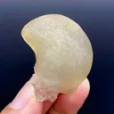 Rare Raw Fluorite Crystal on Indian Zeolite Matrix | Natural Mineral Specimen from Madhya Pradesh DK58 - image 1