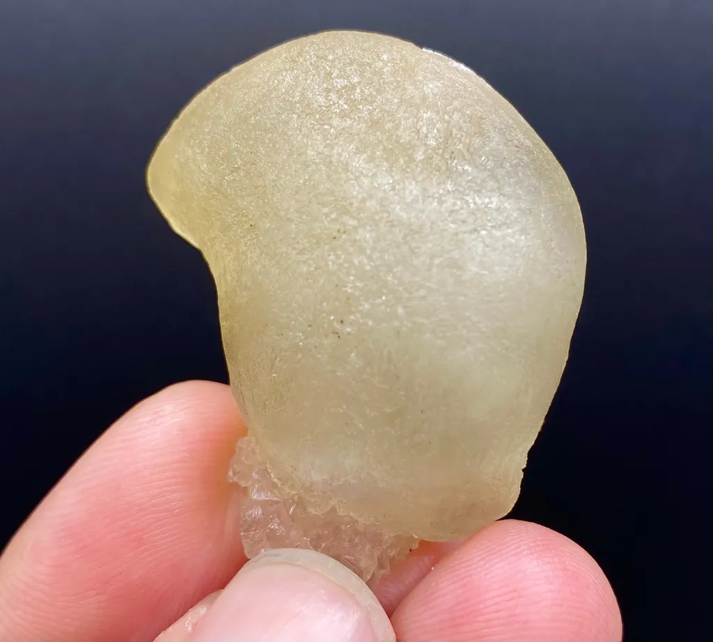 Rare Raw Fluorite Crystal on Indian Zeolite Matrix | Natural Mineral Specimen from Madhya Pradesh DK58 - image 3