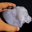 Rare Red Botryoidal Fluorite with Dog Tooth UV Calcite, Natural Mineral Specimen - image 5