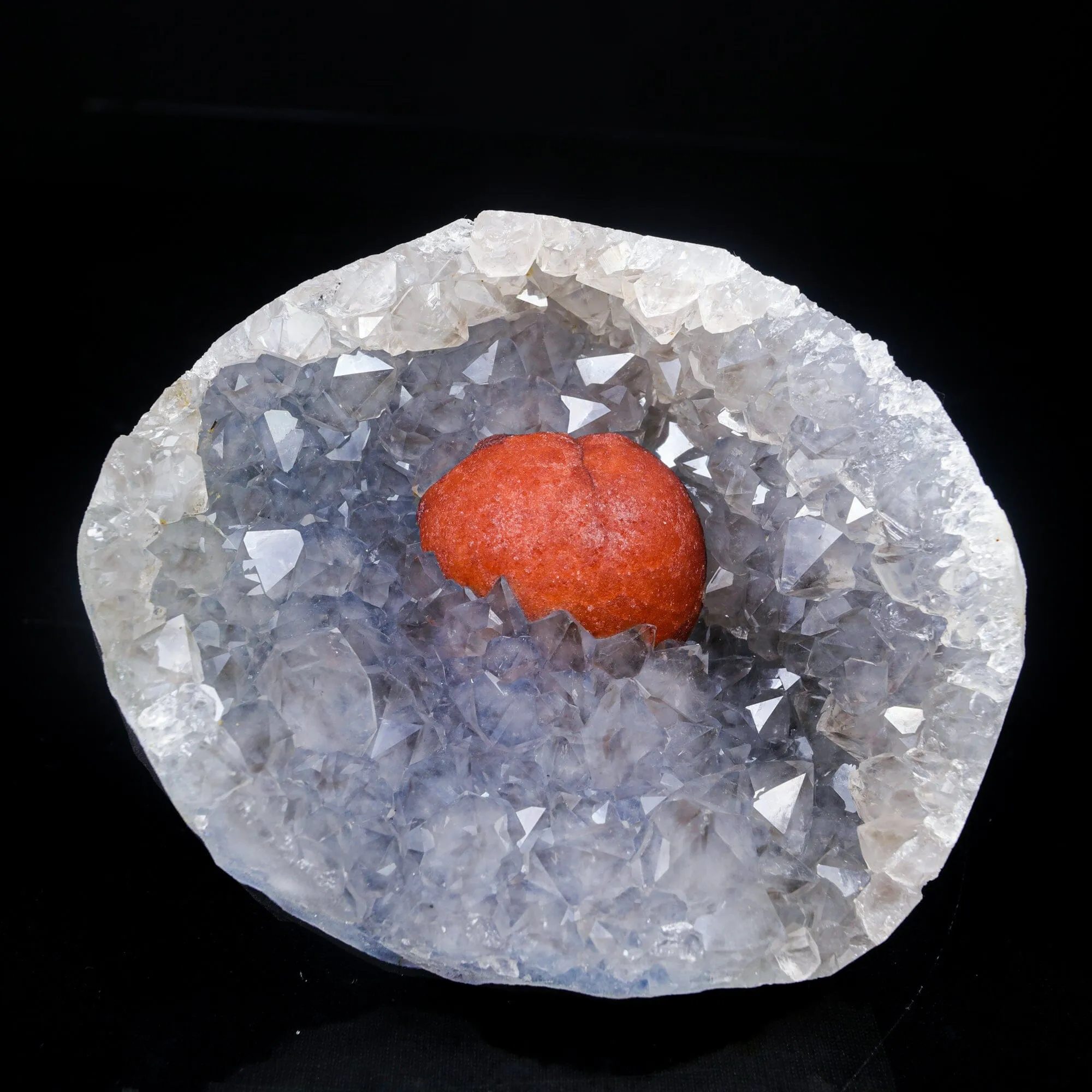 Rare Red Botryoidal Fluorites Natural mineral Specimen - image 1
