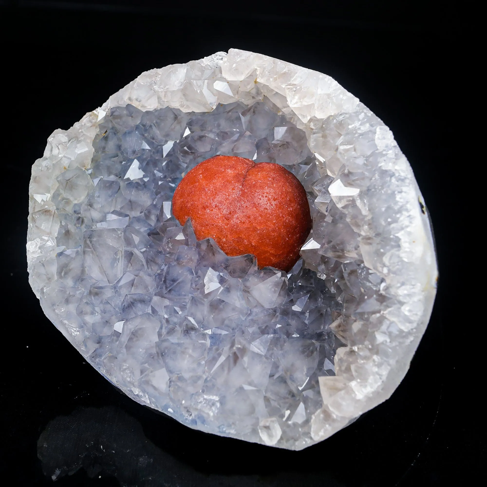 Rare Red Botryoidal Fluorites Natural mineral Specimen - image 2