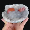 Rare Red Botryoidal Fluorites Natural mineral Specimen - image 6