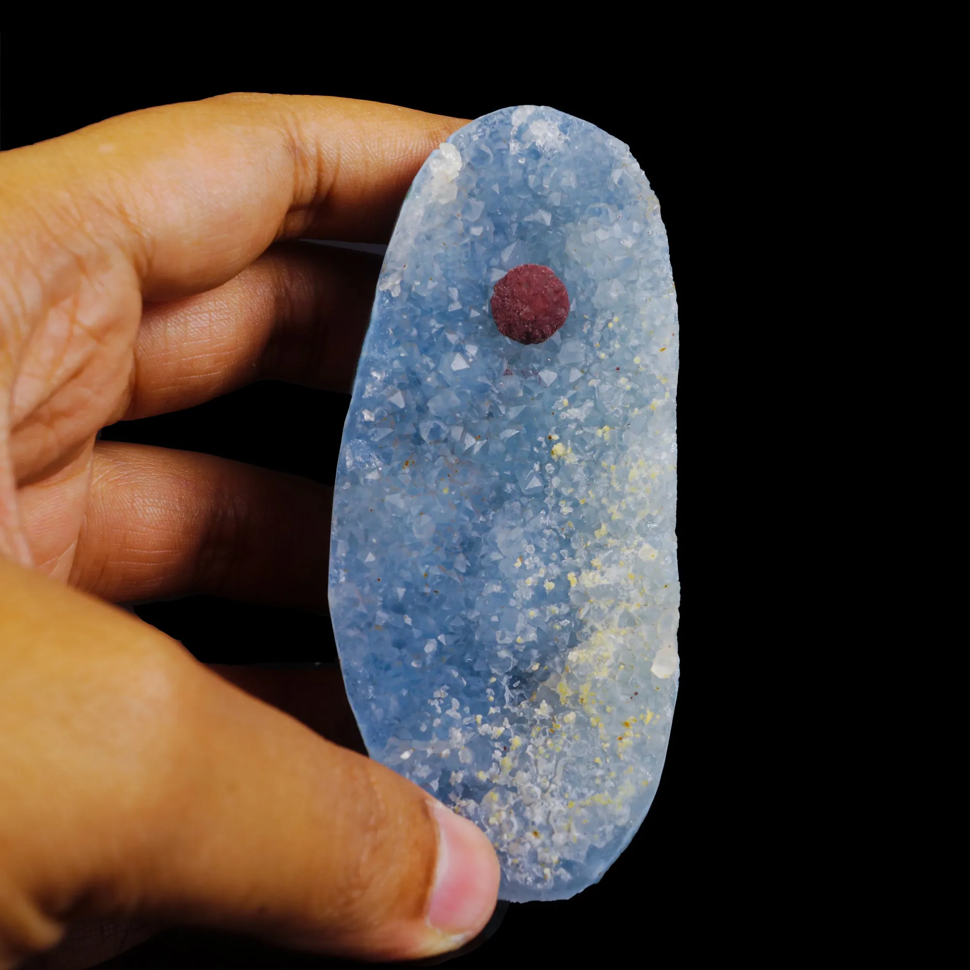 Rare Red Botryoidal Fluorites Natural mineral Specimen - image 4