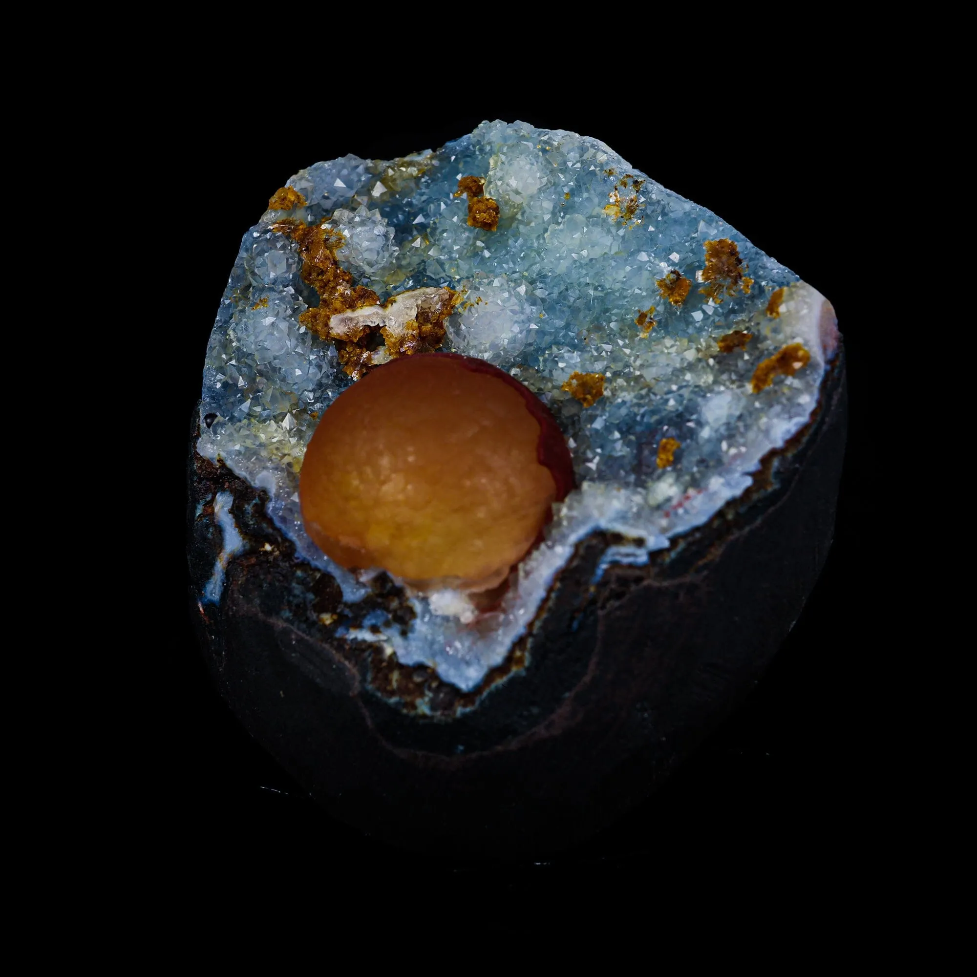 Rare Red Botryoidal Fluorites Natural mineral Specimen - image 2