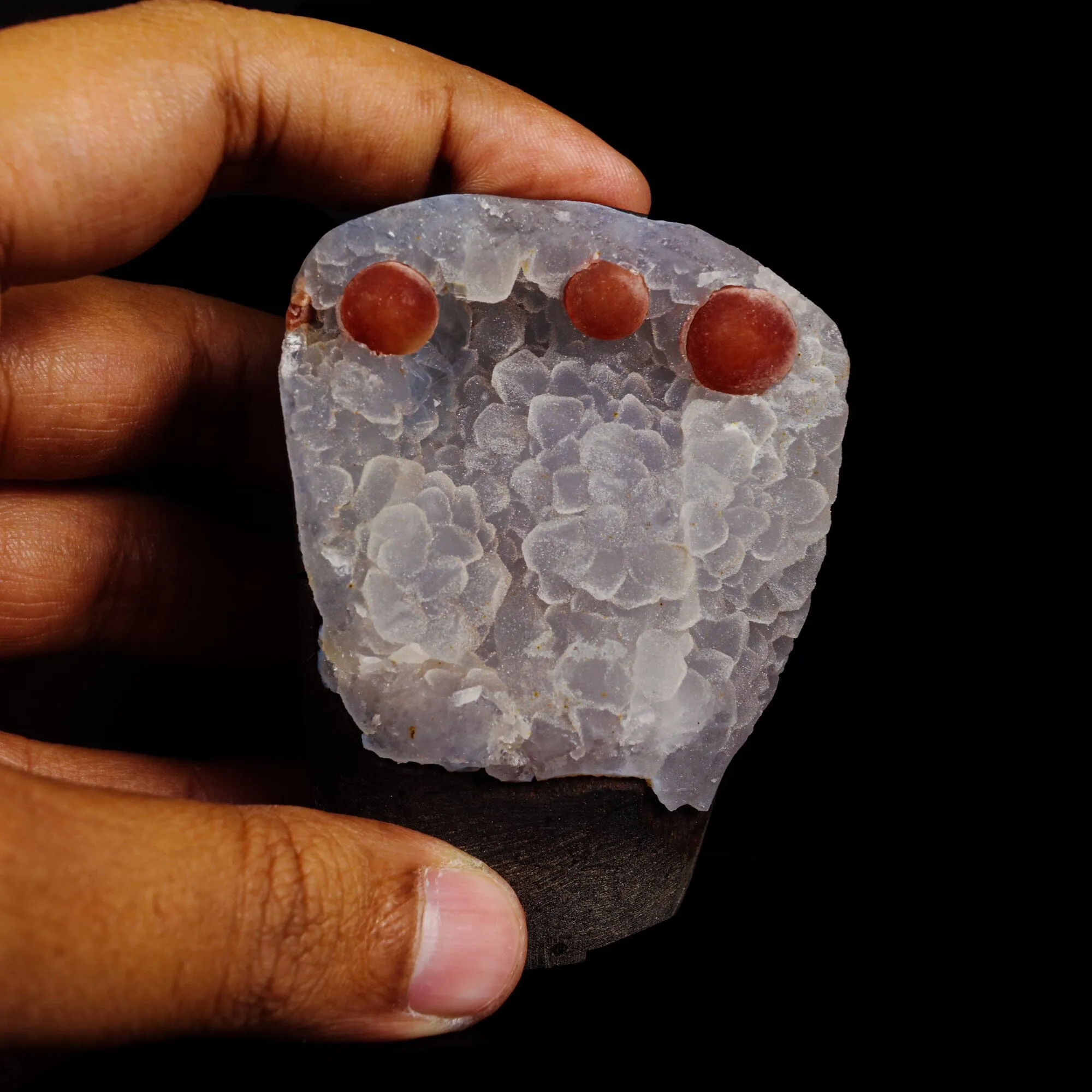 Rare Red Botryoidal Fluorites Natural mineral Specimen - image 4