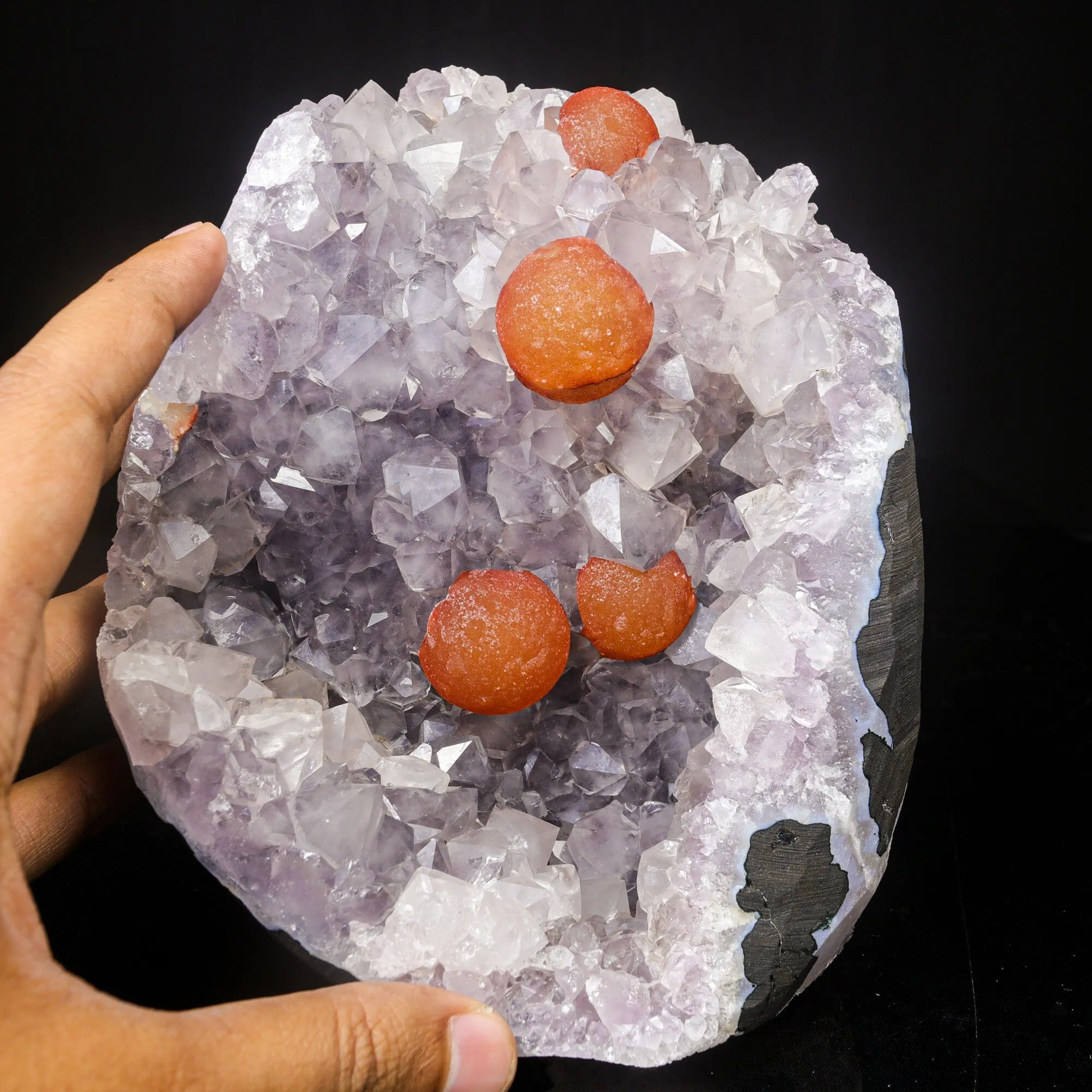 Rare Red Botryoidal Fluorites Natural mineral Specimen - image 4