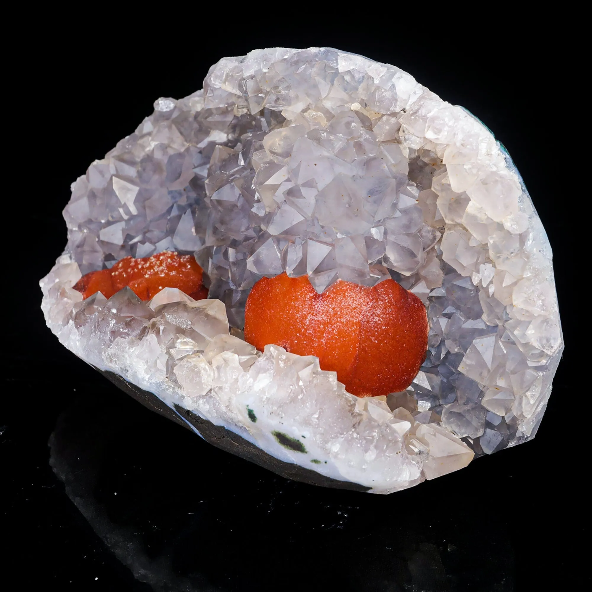 Rare Red Botryoidal Fluorites Natural mineral Specimen - image 2