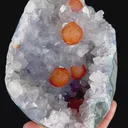 Rare Red Botryoidal Fluorites Natural mineral Specimen - image 6