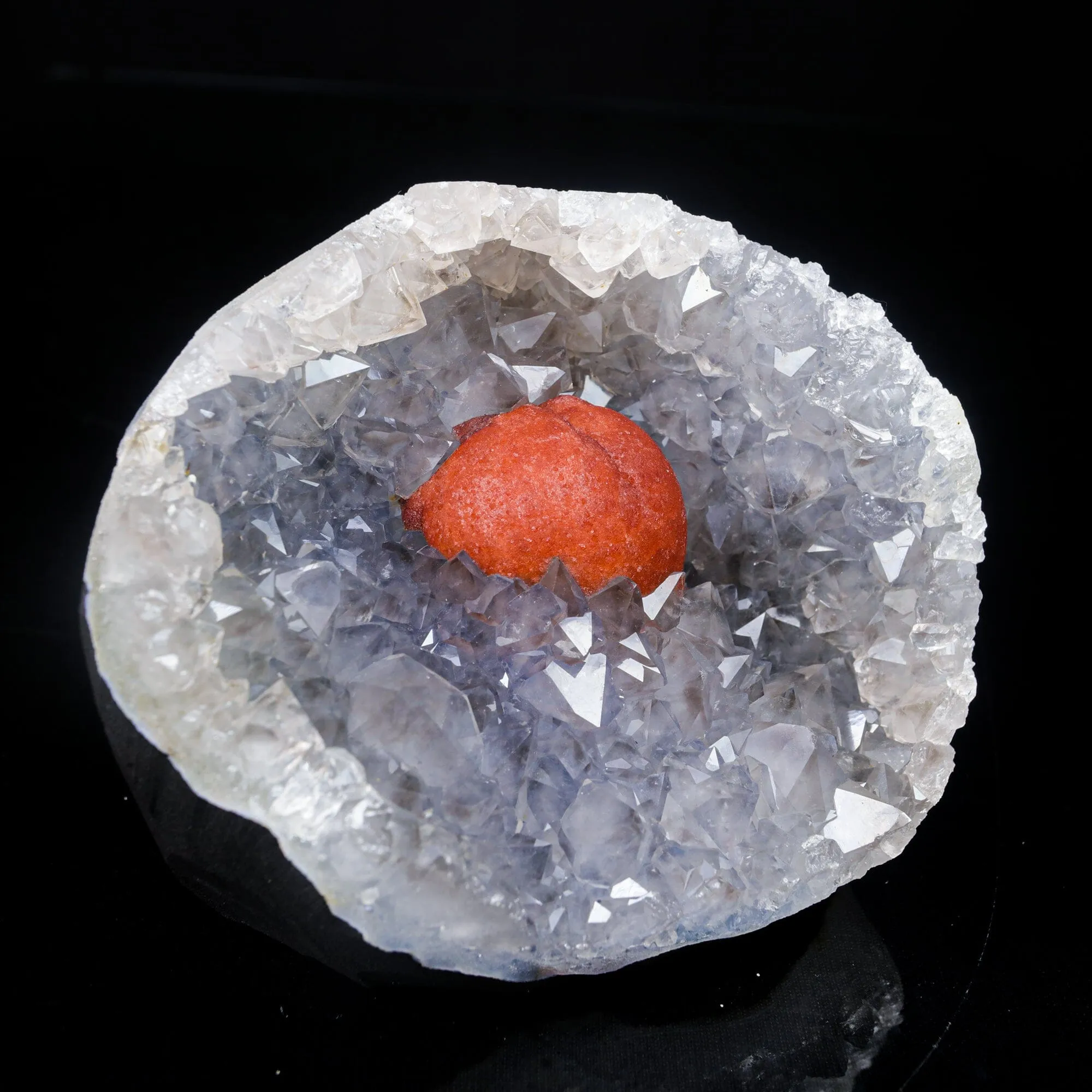 Rare Red Botryoidal Fluorites Natural mineral Specimen - image 3