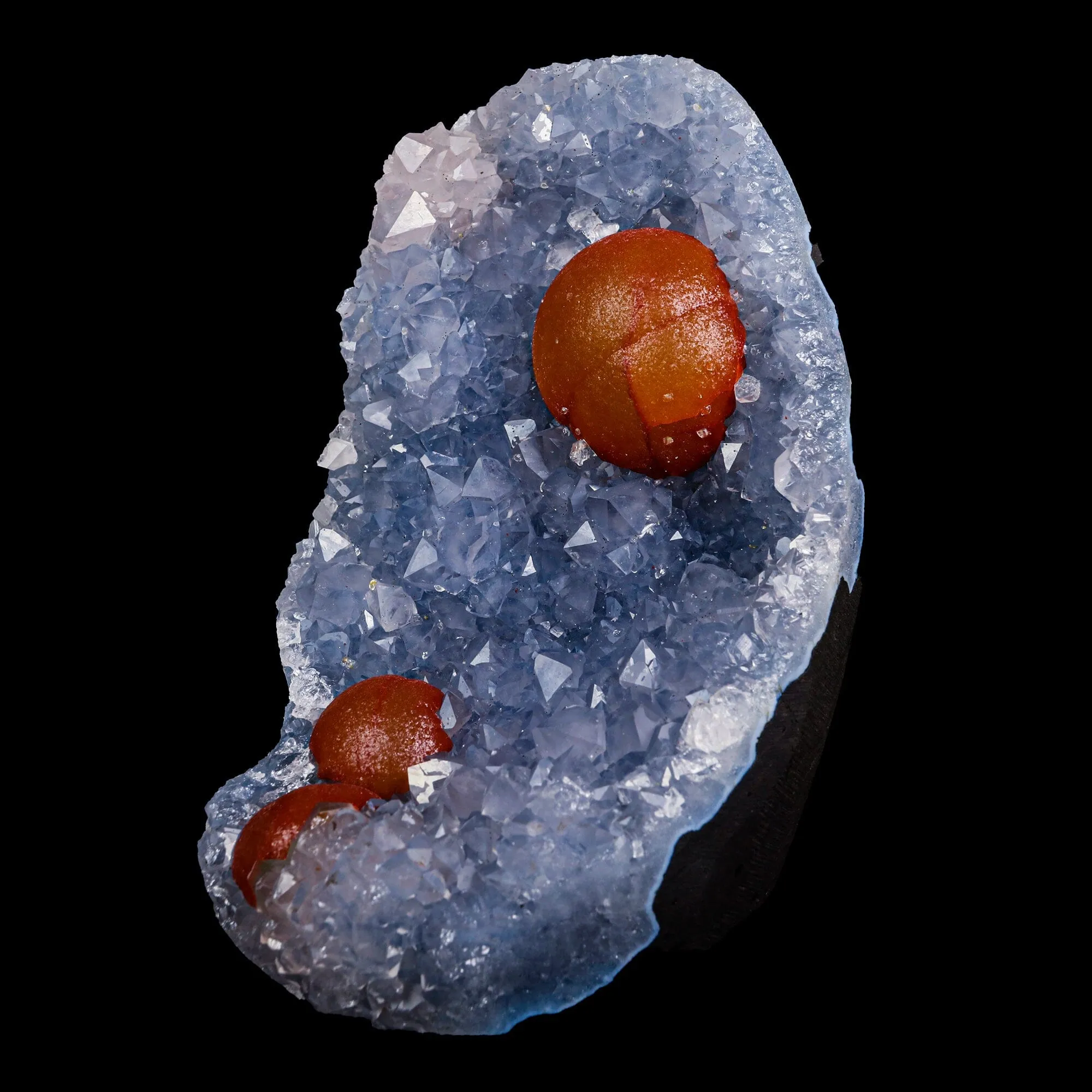 Rare Red Botryoidal Fluorites Natural mineral Specimen - image 2