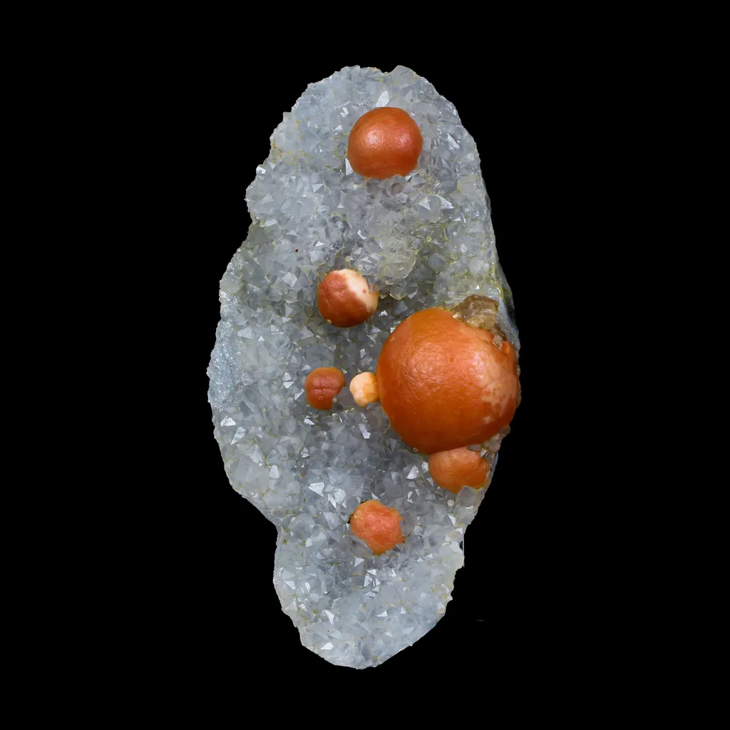 Rare Red Botryoidal Fluorites Natural mineral Specimen - image 3