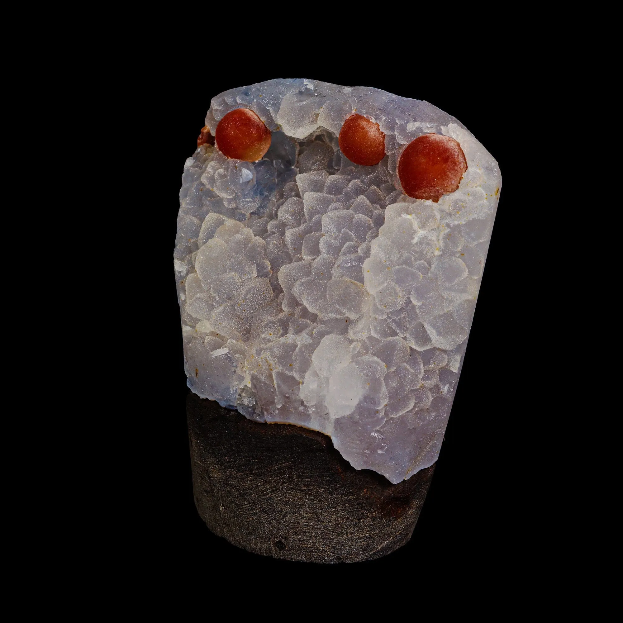 Rare Red Botryoidal Fluorites Natural mineral Specimen - image 3