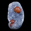 Rare Red Botryoidal Fluorites Natural mineral Specimen - image 1