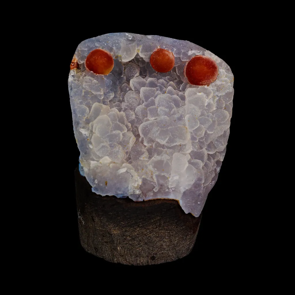 Rare Red Botryoidal Fluorites Natural mineral Specimen image