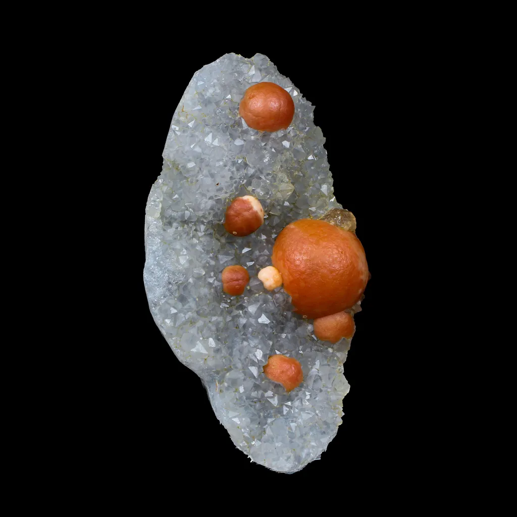 Rare Red Botryoidal Fluorites Natural mineral Specimen - image 2