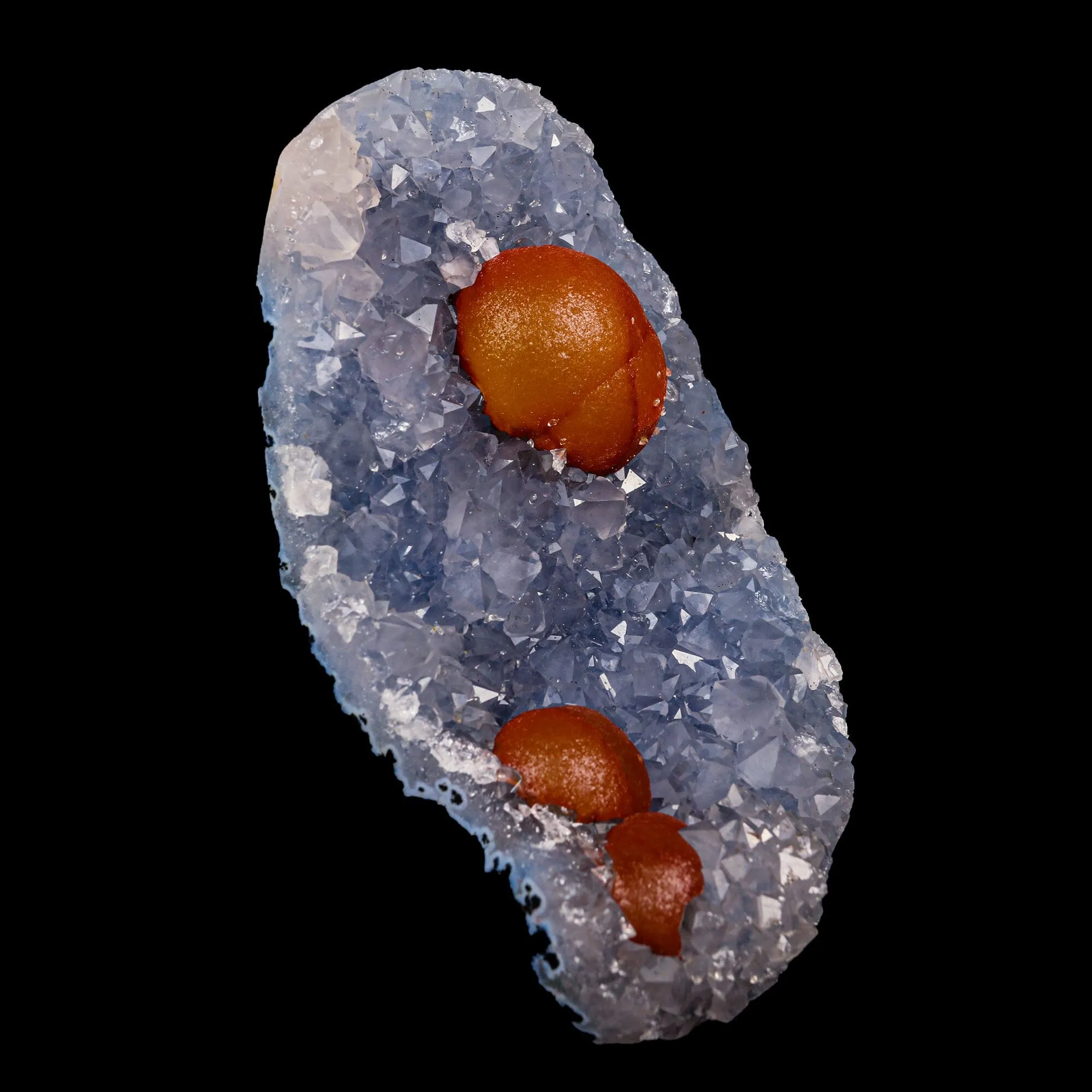 Rare Red Botryoidal Fluorites Natural mineral Specimen - image 3