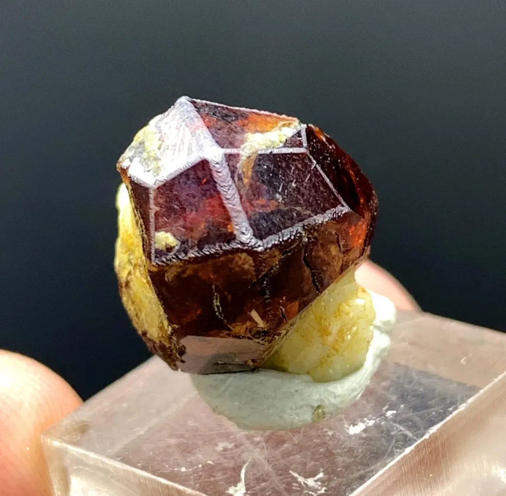 Rare Red Garnet on Matrix  from Pakistan, Gilgit-Baltistan, Skardu District - image 5