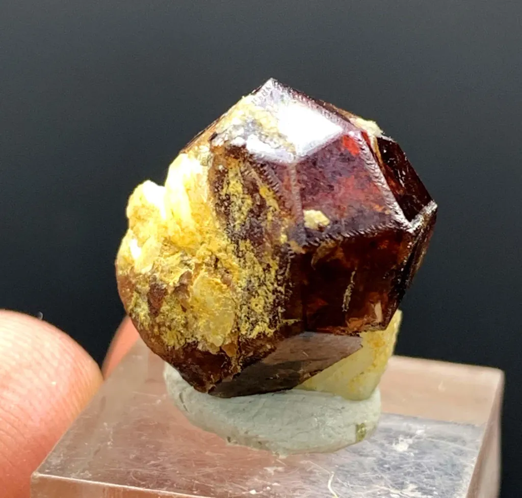 Rare Red Garnet on Matrix  from Pakistan, Gilgit-Baltistan, Skardu District - image 8