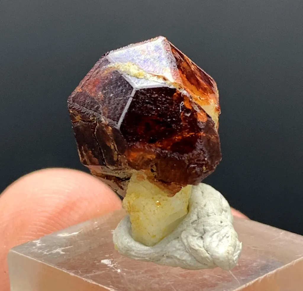 Rare Red Garnet on Matrix  from Pakistan, Gilgit-Baltistan, Skardu District - image 2