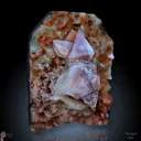 Rare Red Powellite on Stilbite Matrix. - image 1