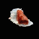 Rare Reddish Heulandite on Chalcedony Matrix – Raw Indian Zeolite Crystal from Jalgaon DK99 - image 2