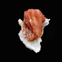 Rare Reddish Heulandite on Chalcedony Matrix – Raw Indian Zeolite Crystal from Jalgaon DK99 - image 3