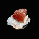 Rare Reddish Heulandite on Chalcedony Matrix – Raw Indian Zeolite Crystal from Jalgaon DK99 - image 4