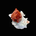 Rare Reddish Heulandite on Chalcedony Matrix – Raw Indian Zeolite Crystal from Jalgaon DK99 - image 5