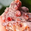 Rare Rhodochrosite from South africa N chwaning. This special collector's piece has contrast and aesthetic. - image 8
