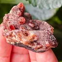 Rare Rhodochrosite from South africa N chwaning. This special collector's piece has contrast and aesthetic. - image 5