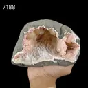 Rare Scolecite, Heulandite & Stilbite Semi-Geode Freestanding Natural Mineral Specimen – from Raigad,Maharashtra - image 2