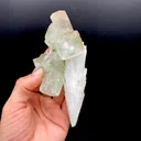 Rare Scolecite Spray with Green Apophyllite Crystals – Natural Indian Zeolite Specimen from Nashik, India DK150 - image 3