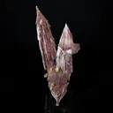 Rare Scolecite Spray with Red Hematite Inclusions & Calcite Crystals – Magnificent Indian Zeolite Mineral Specimen from Nashik - image 2