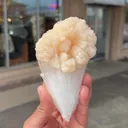 Rare Scolecite with  Stilbite bow tie Specimen from Nashik, India - image 5