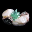 Rare Sharp-Terminated Green Apophyllite with Heulandite & Stilbite Natural Mineral Specimen – Madhya Pradesh, India - image 9