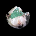 Rare Sharp-Terminated Green Apophyllite with Heulandite & Stilbite Natural Mineral Specimen – Madhya Pradesh, India - image 10