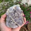 Rare Sky Blue Fluorite with Calcite Specimen from Pakistan - image 2