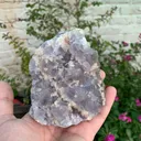 Rare Sky Blue Fluorite with Calcite Specimen from Pakistan - image 6