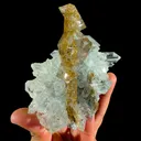Rare Stacked Octahedral Quartz with Rutile from Himalaya – Fine Mineral Specimen | Natural Rutile Quartz Crystal Cluster | Collector Grade Display Piece | Global Collector Mineral - image 6