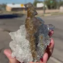 Rare Stacked Octahedral Quartz with Rutile from Himalaya – Fine Mineral Specimen | Natural Rutile Quartz Crystal Cluster | Collector Grade Display Piece | Global Collector Mineral - image 7