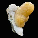 Rare Thick Fluorite Crystal on Chalcedony Matrix | Raw Indian Zeolite Mineral Specimen from Madhya Pradesh DK14 - image 3