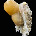Rare Thick Fluorite Crystal on Chalcedony Matrix | Raw Indian Zeolite Mineral Specimen from Madhya Pradesh DK14 - image 4