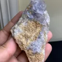 Rare Unique Shape Blue Fluorite Specimen from Pakistan - image 1