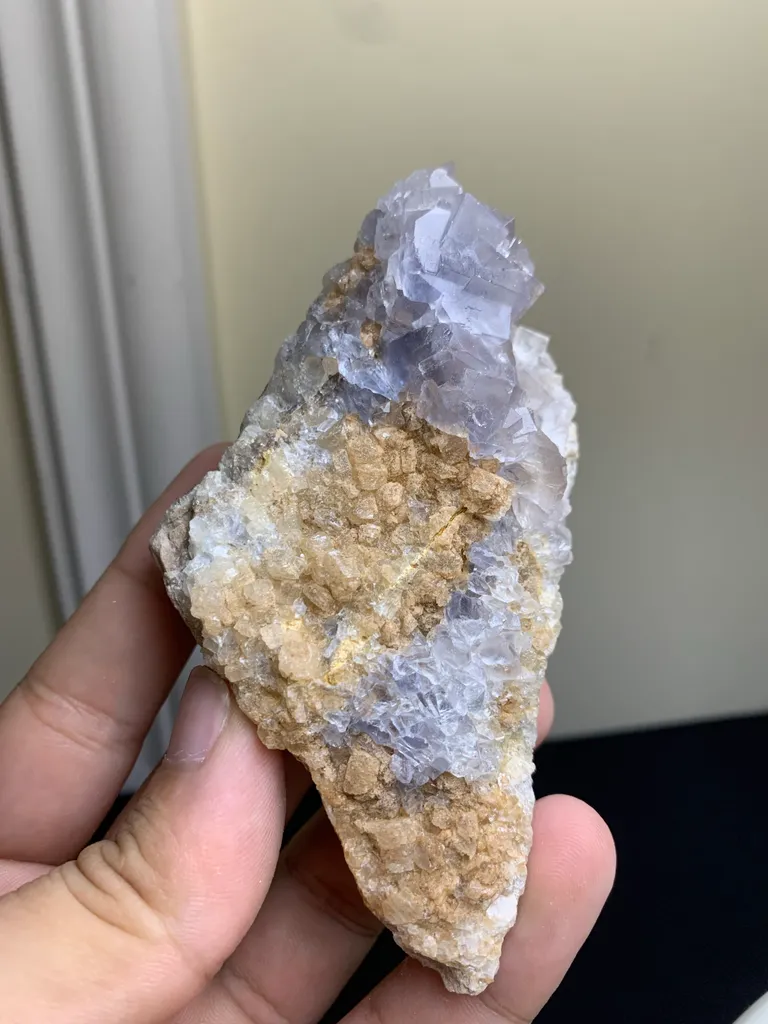 Rare Unique Shape Blue Fluorite Specimen from Pakistan - image 4