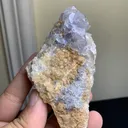 Rare Unique Shape Blue Fluorite Specimen from Pakistan - image 4